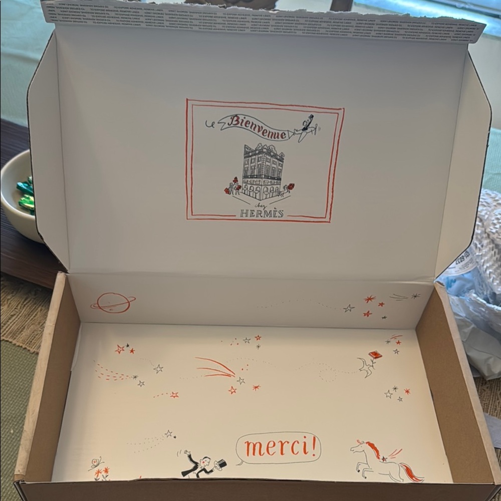 Hermès Decorative Box with Illustrations